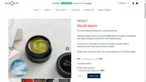 Wholy Me relief balm
