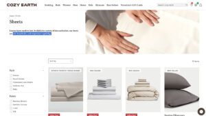 Cozy Earth — Bed Sheets