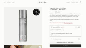 Time-line — Day Cream